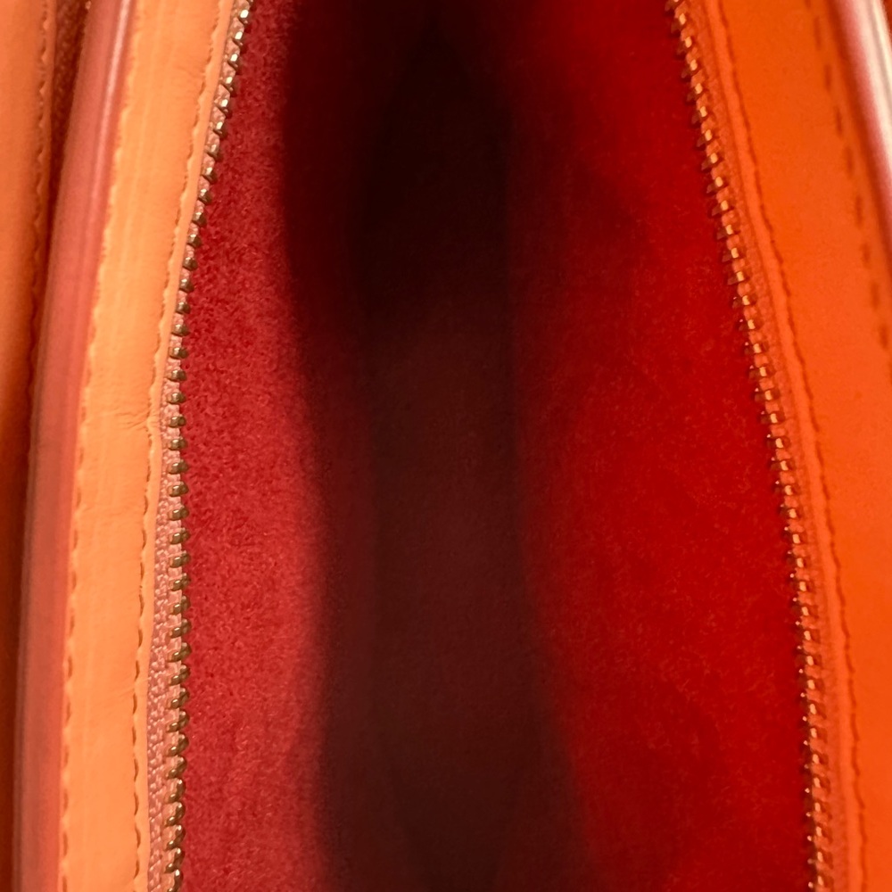 Christian Louboutin Tribouli Leather Handbag in Coral/Peach - Picture 10 of 15